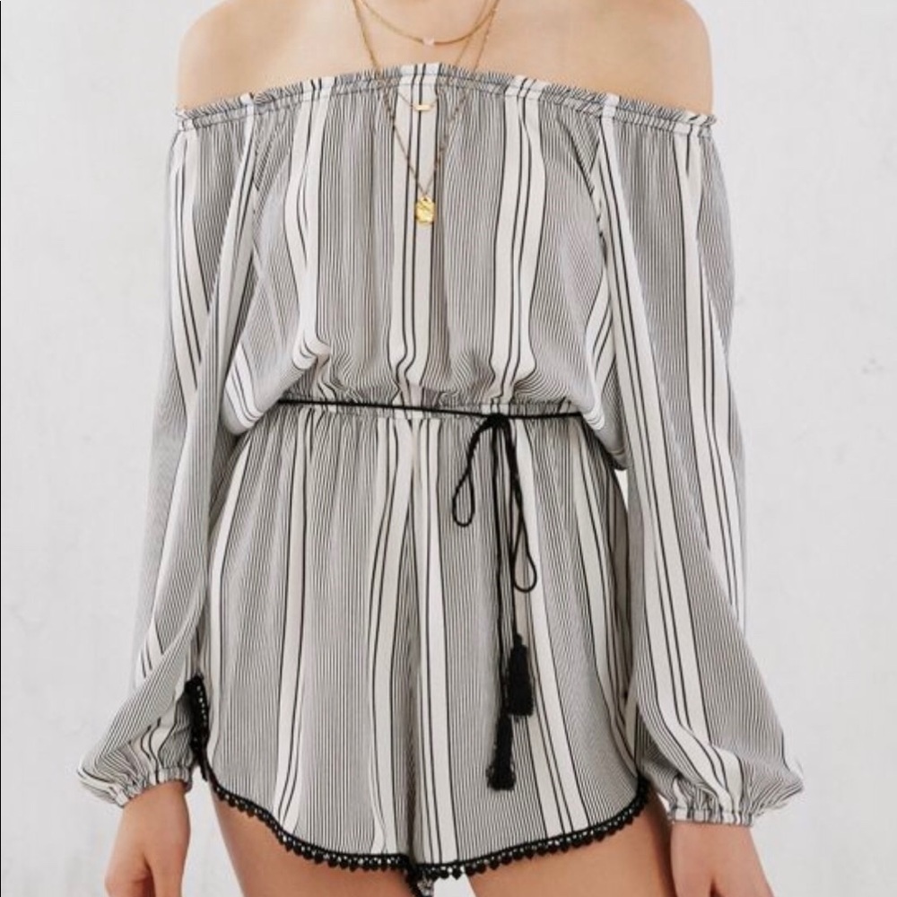 Off the shoulder romper